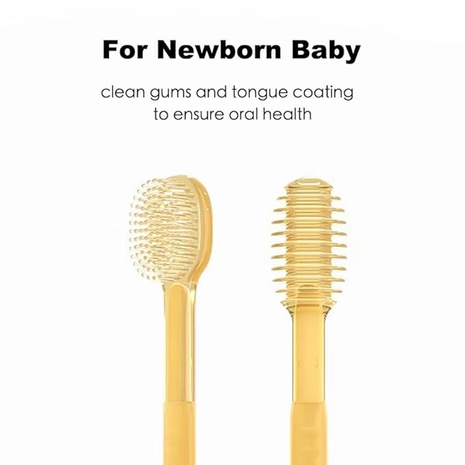 3 In1 Baby Silicone Toothbrush Set