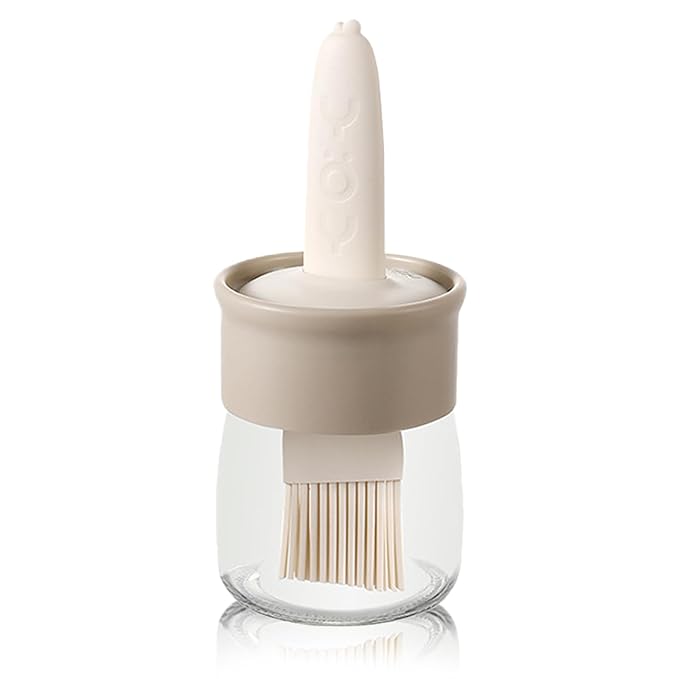 2 in 1 Oil Dispenser Bottle with Silicone Basting Brush (Buy 1 Get 1 Free)