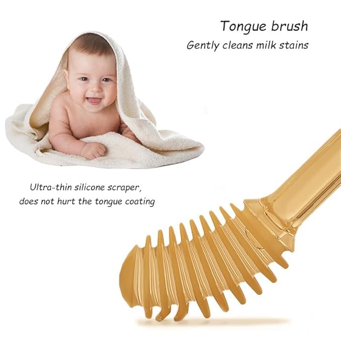 3 In1 Baby Silicone Toothbrush Set