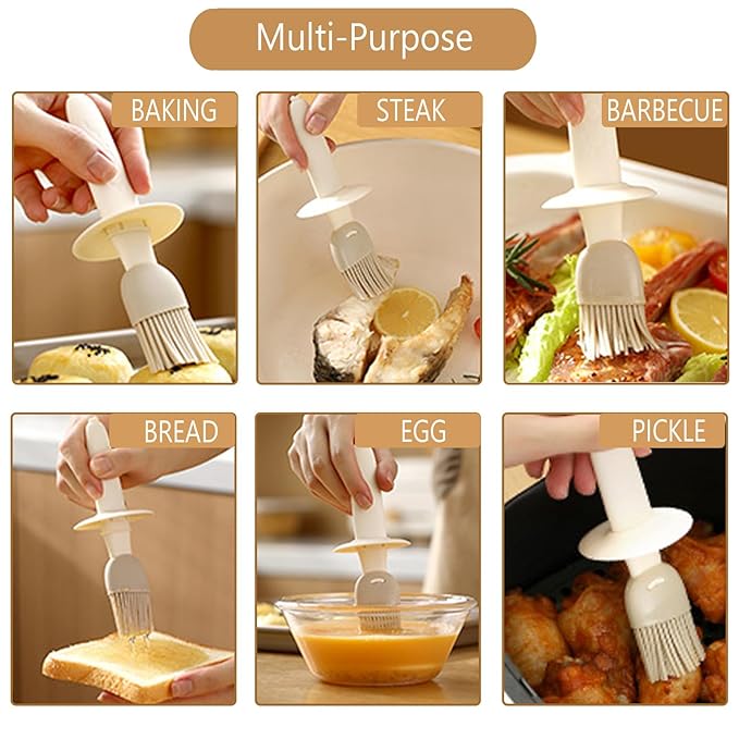 2 in 1 Oil Dispenser Bottle with Silicone Basting Brush (Buy 1 Get 1 Free)