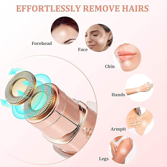 Facial epilator hair removal machine for women