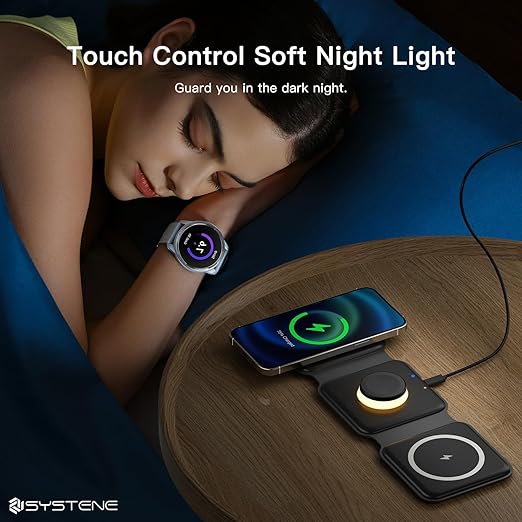 3 in 1 Magnetic Foldable Mag-Safe Wireless Charger