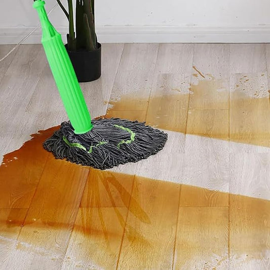 2-in-1 Self-Wringing Microfiber Mop – Smart, Hands-Free Cleaning